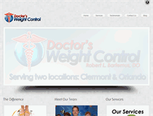 Tablet Screenshot of doctorsweightcontrol.com